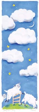 Framed Sheep Can't Sleep Print