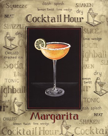 Framed Margarita Print