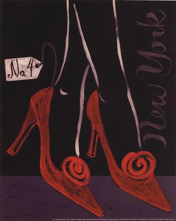 Framed High Heels New York Print