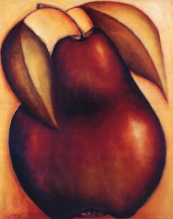 Framed Pear Print