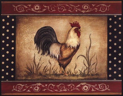 Framed Cock-A-Doodle-Doo - Mini Print