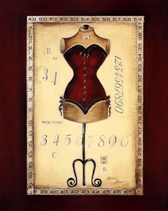 Framed Taille De Robe I Print