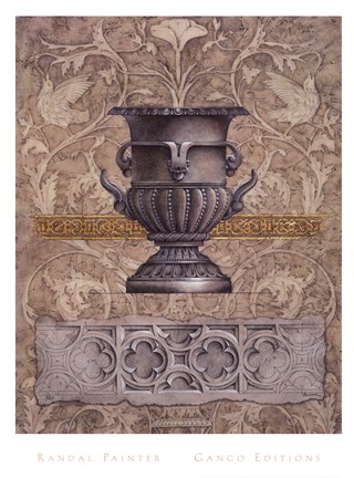 Framed Gothic Quatrefoil 1 Print