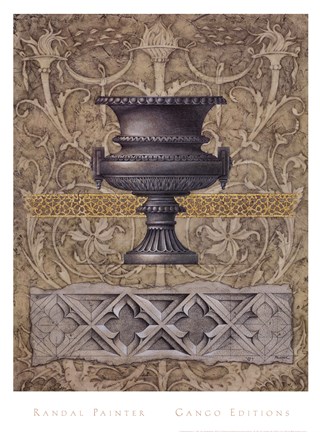 Framed Gothic Quatrefoil 2 Print