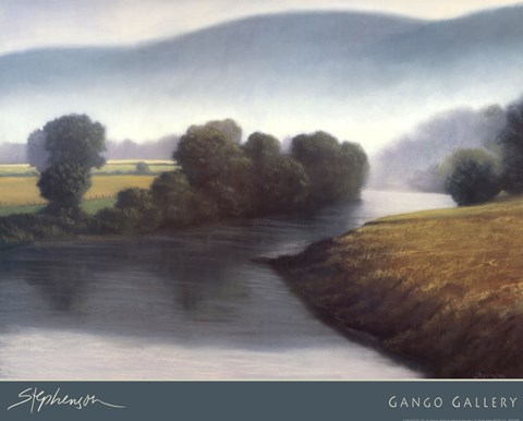Framed River Meadows Print
