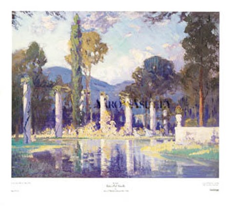 Framed Undine's Pool, Versailles Print
