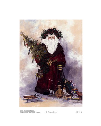 Framed Santa&#39;s Gifts Print