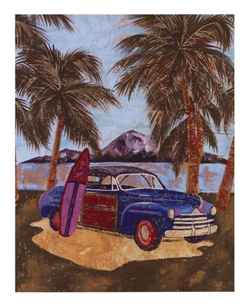 Framed Surfin' Safari ll Print