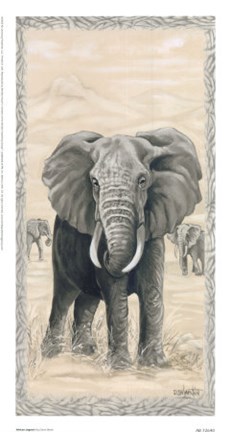 Framed African Legend I Print