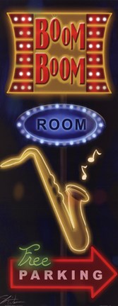 Framed Boom Boom Room Print