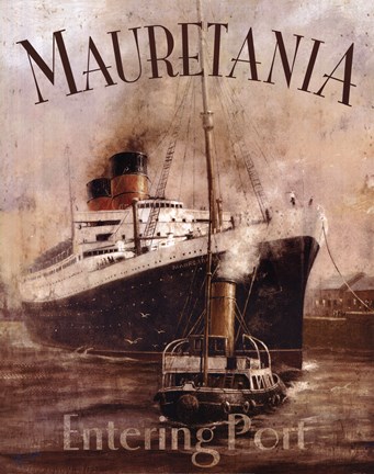 Framed Mauretania Print