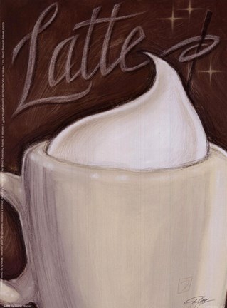 Framed Latte Print