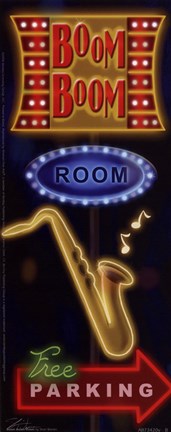 Framed Boom Boom Room Print