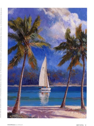 Framed Island Breeze Print