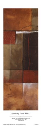 Framed Harmony Panel Mini I Print