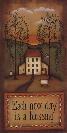 Framed Each New Day Is a Blessing Print