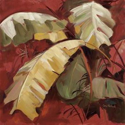 Framed Banana Tropics II Print