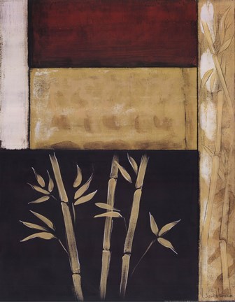 Framed Bamboo I Print