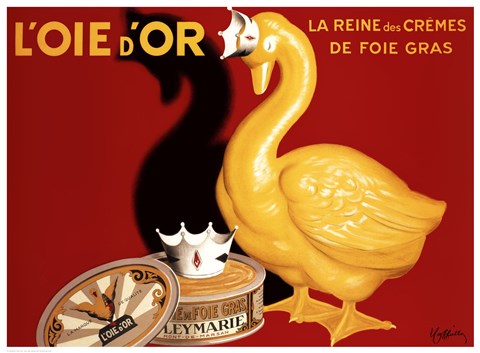 Framed L&#39;oie D&#39;or Print