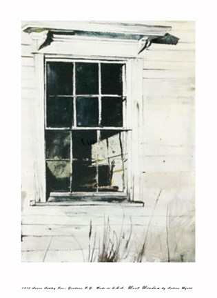 Framed West Window Print