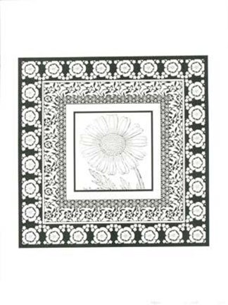 Framed Floral Potpourri I Print