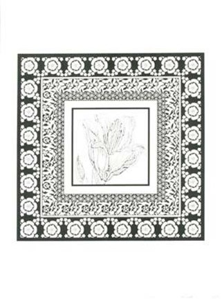 Framed Floral Potpourri II Print