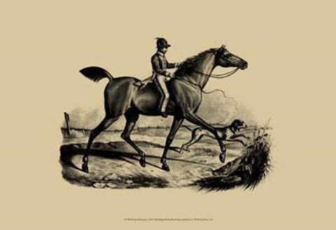 Framed Horse Horsemen III Print