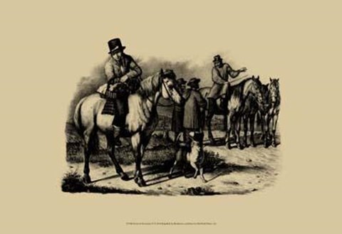 Framed Horse Horsemen IV Print