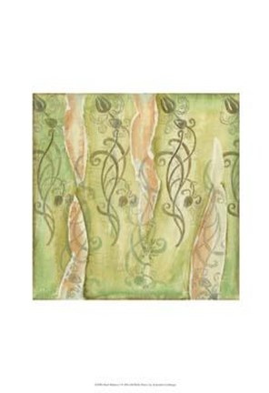 Framed Floral Whimsey I Print