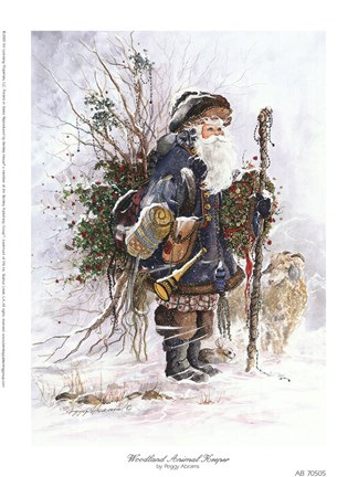 Framed Woodland Animal Keeper Print