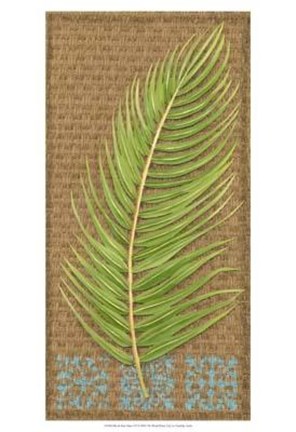 Framed Block Print Palm VII Print