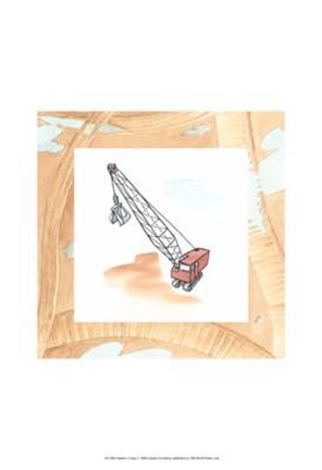 Framed Charlie&#39;s Crane Print