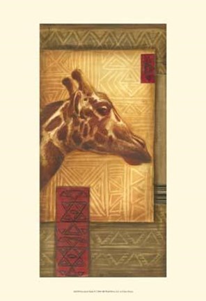 Framed Grasslands Batik II Print