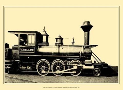 Framed Locomotive II Print