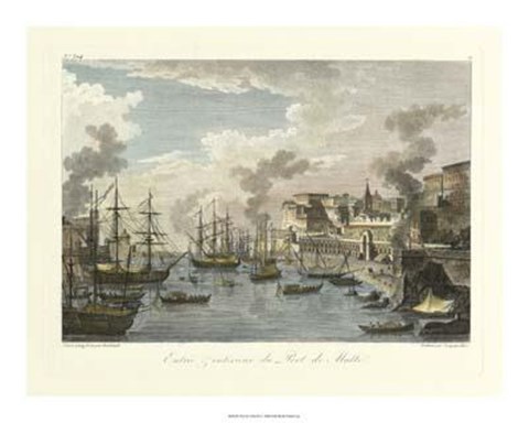 Framed Port Villa III Print