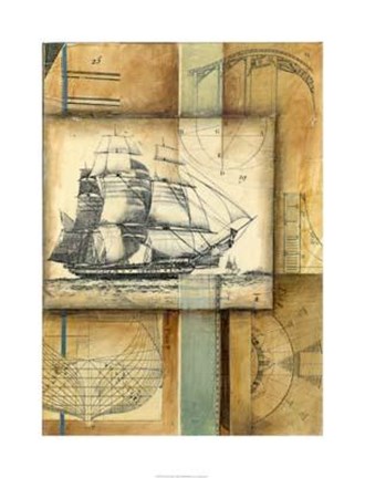 Framed Nautical Passage Print