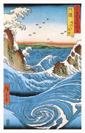 Framed Navarro Rapids Print