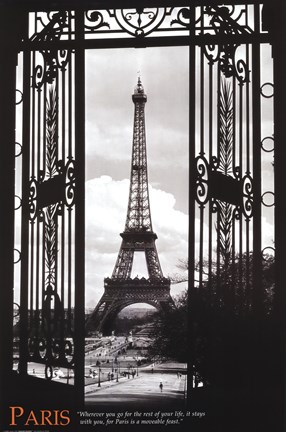 Framed Paris-Moveable Feast Print