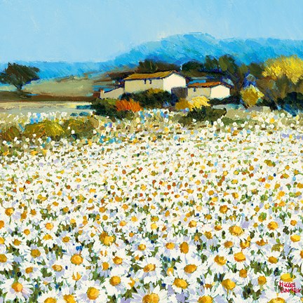 Framed Farm Near Bini Print