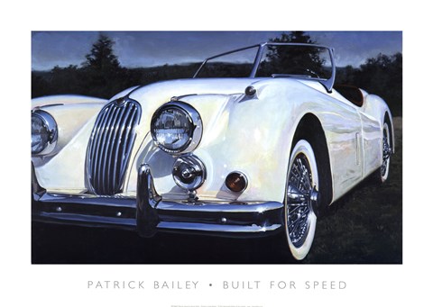 Framed Built for Speed Print