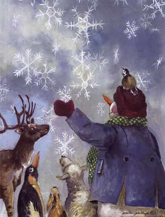 Framed Let It Snow Print