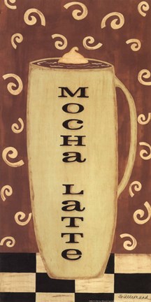 Framed Mocha Latte Print