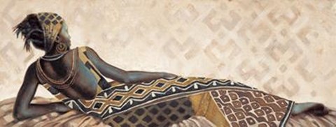 Framed Femme Africaine V Print
