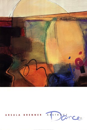 Framed Abstract Dance II Print