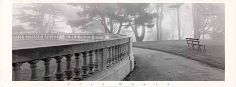 Framed Atgets Bench Print