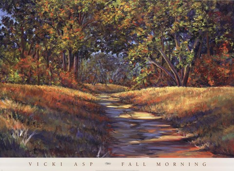 Framed Fall Morning Print