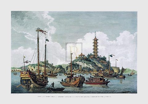 Framed Staunton&#39;s Embassy to China Print