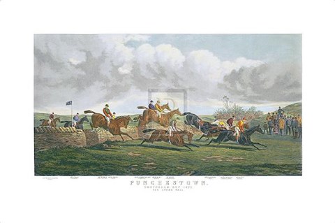 Framed Stone Wall, Punchestown Print