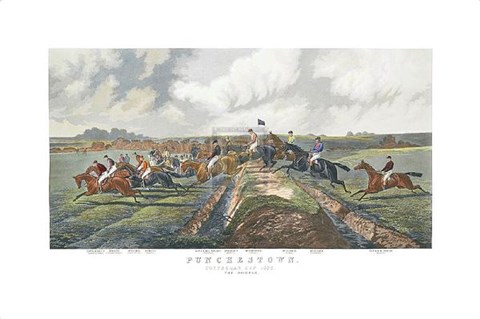 Framed Double, Punchestown Print