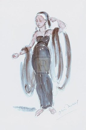 Framed Designs for Cleopatra II Print